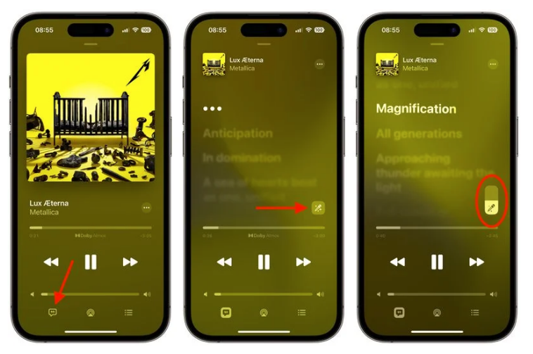 宋洛乡苹果服务网点分享iOS 16.2 全新功能：在 iPhone 或 iPad 上使用 Apple Music 唱歌 